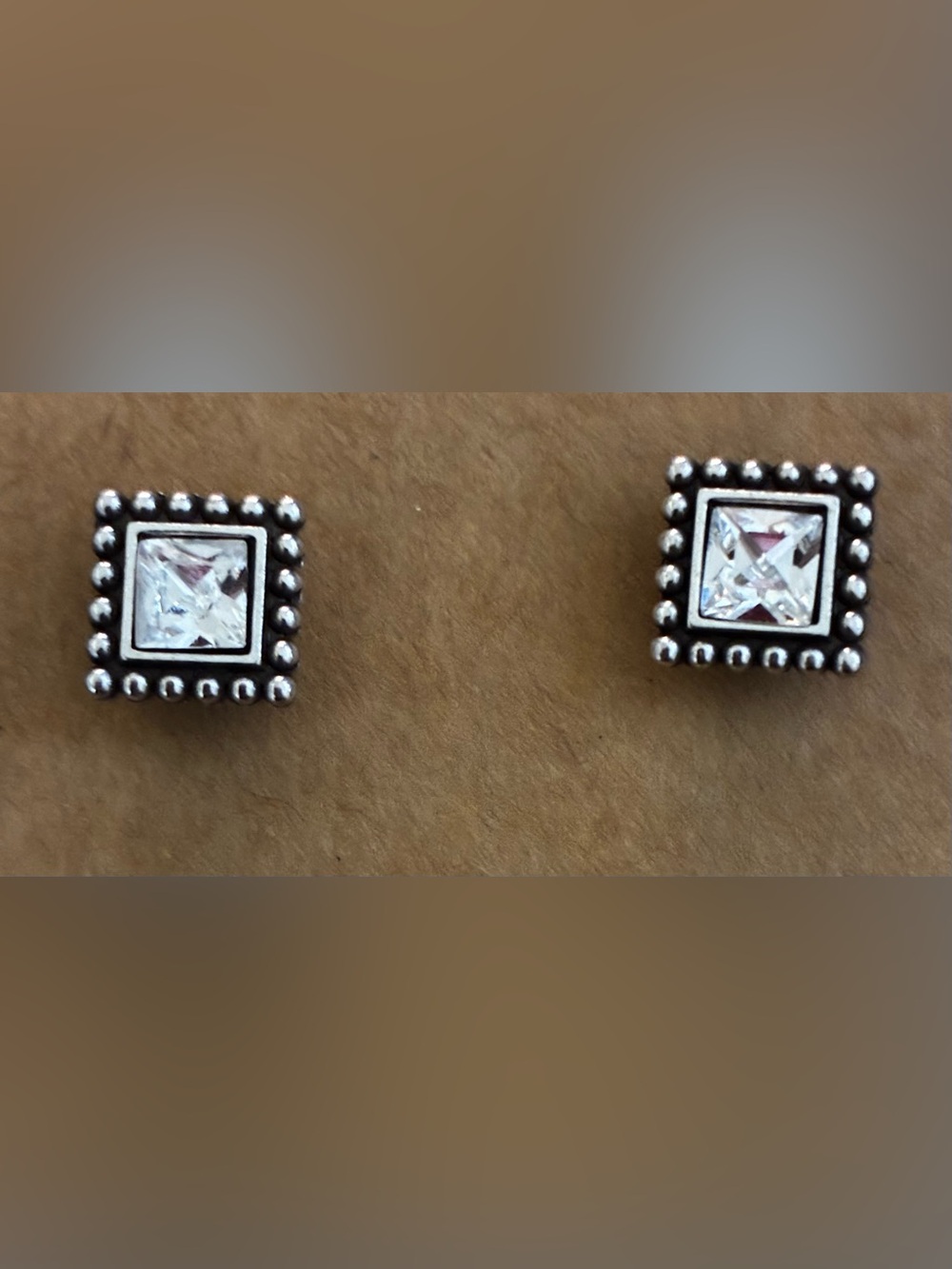 Brighton NWOT Sparkle Square Mini
Post Earrings Twinkle Collection - Picture 4 of 6